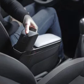   RATI ARMSTER 2 armrest RENAULT CLIO 2013-2019  [black,vegan leather]
