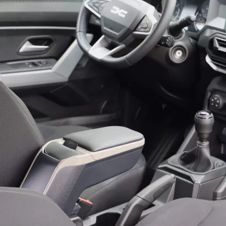RATI ARMSTER 2 armrest DACIA LOGAN 2004-2016  [grey,vegan leather]