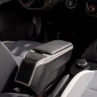 RATI ARMSTER 2 armrest DACIA SANDERO 2017-2020  [grey,vegan leather,12V cable]
