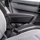 RATI ARMSTER 3 armrest SUZUKI SWIFT 2017-2023  [black,vegan leather,red stitching]
