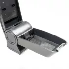 RATI ARMSTER 3 armrest SUZUKI SWIFT 2024- with manual handbrake  [black,vegan leather,red stitching]