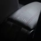 RATI ARMSTER 3 armrest CITROEN C3 AIRCROSS 2024-  [black, vegan leather, red stitching]