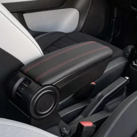   RATI ARMSTER 3 armrest CITROEN E-C3 AIRCROSS 2024-  [black, vegan leather, red stitching]
