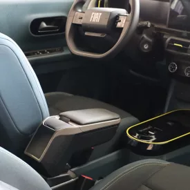   RATI ARMSTER 2 armrest FIAT GRANDE PANDA HYBRID 2024-  [grey,vegan leather]