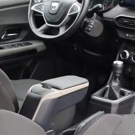   RATI ARMSTER 2 armrest DACIA JOGGER 2021-  [grey,vegan leather]