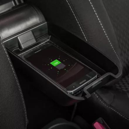 Wireless Qi phone charger for Armster 3 sm with USB (8-24V / 2,6A DC ===)   _