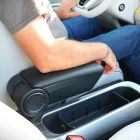 RATI ARMSTER 3 seat mounted armrest FORD CONNECT 2018-2023 without original elbowrest [black,vegan leather]