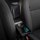 RATI ARMSTER 3 seat mounted armrest CITROEN RELAY 2006- with original elbowrest, 2 seater [black,vegan leather,PP]